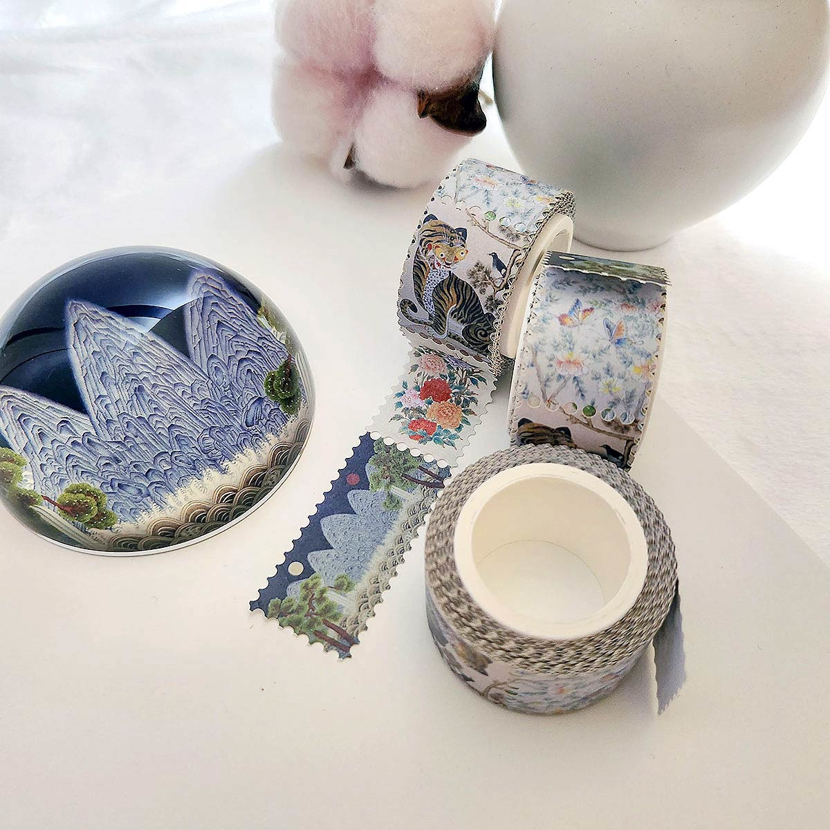 Alternative view of MUDS Folk Painting Stamp Masking Tape