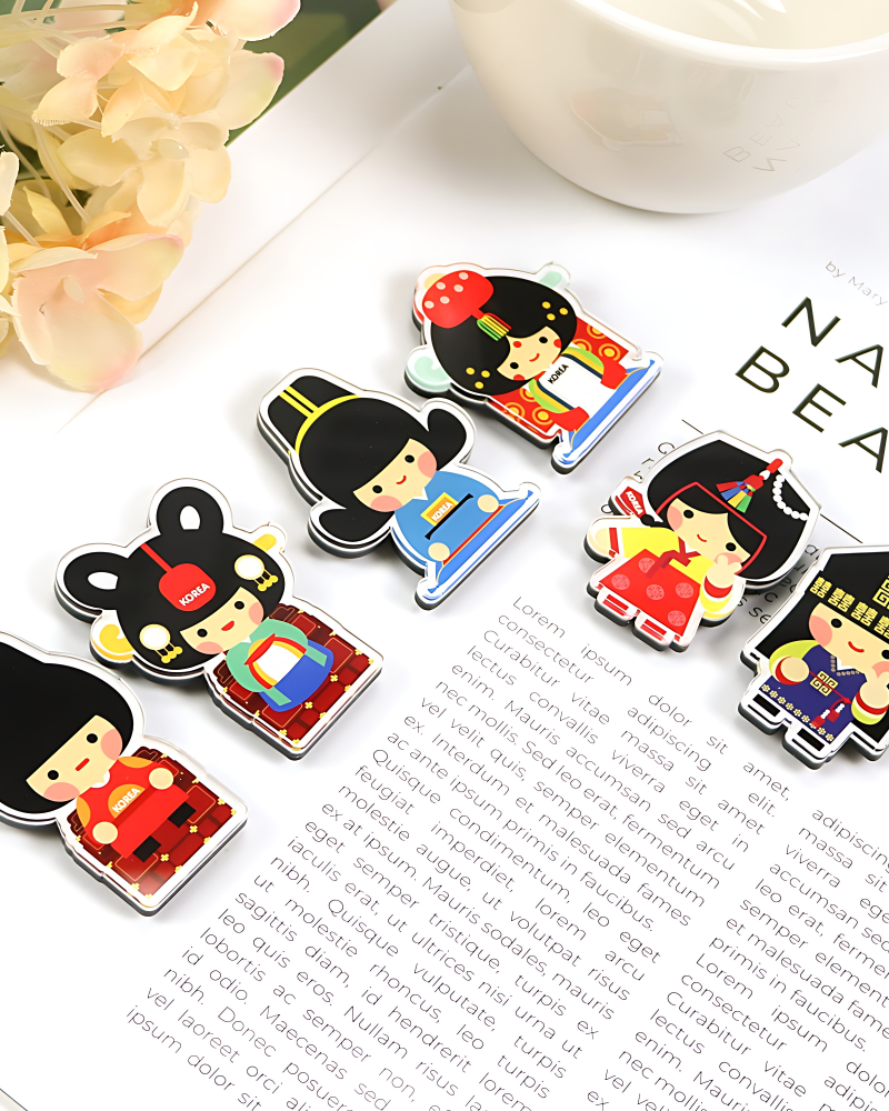 Korean Traditional Couple Magnet ver.2 - Home & Living