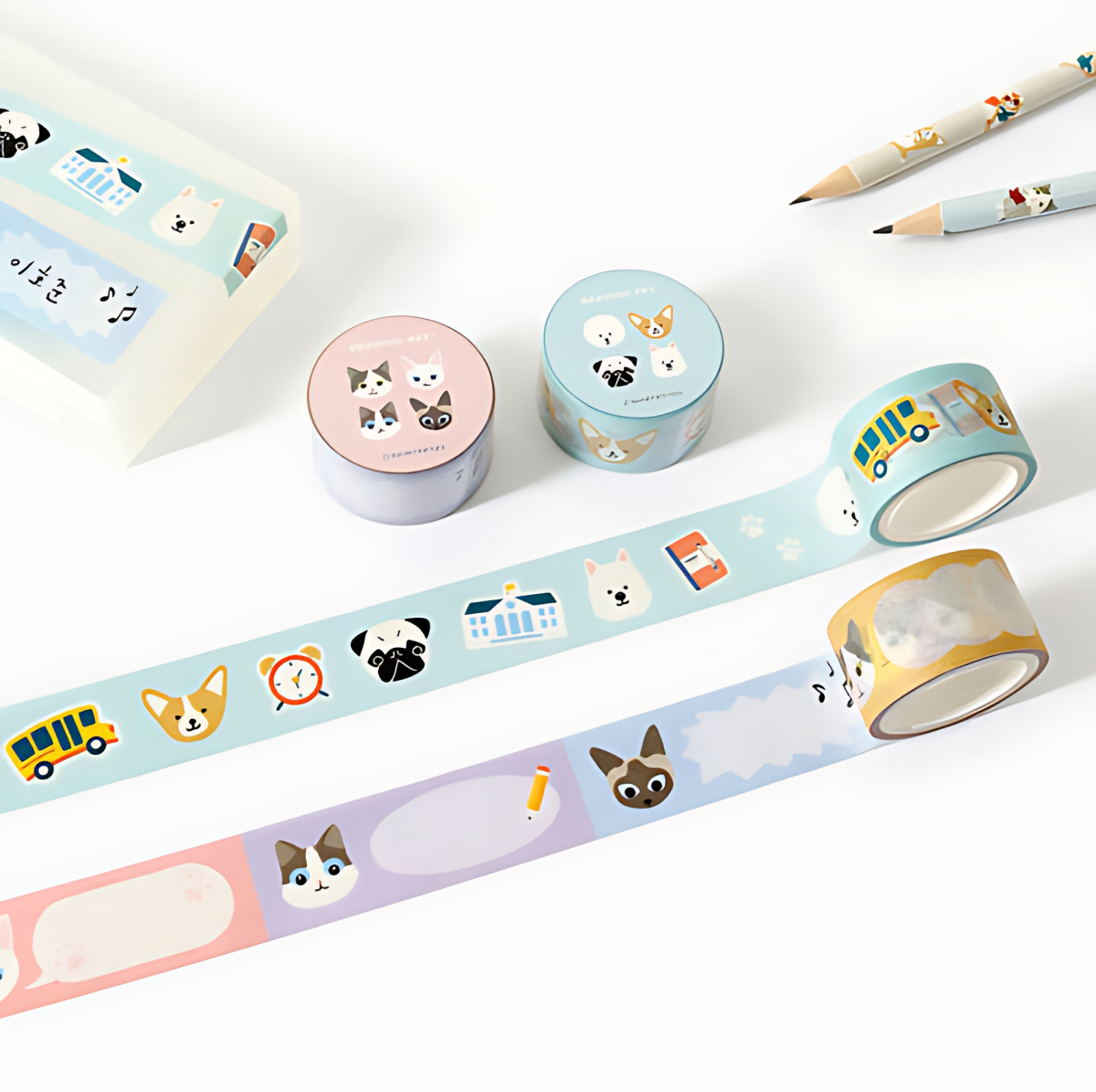 BOOKFRIENDS Reading Pet Masking Tape - Washi Tape
