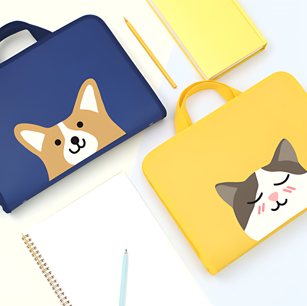 BOOKFRIENDS Reading Pet Zipper File Bag - Bags - View 1