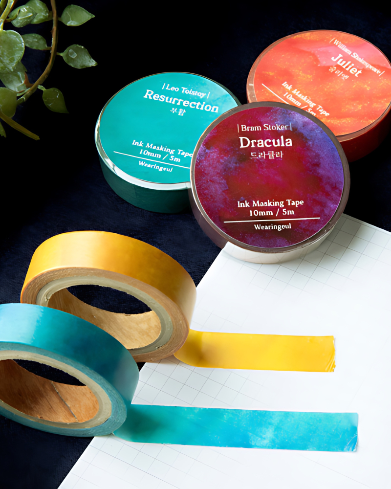 Wearingeul World Literature Ink Masking Tape - 1