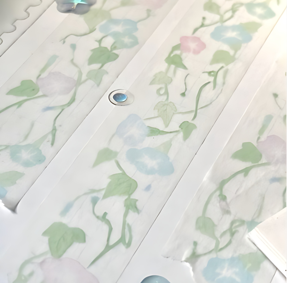 MEWMEWBEAM Morning Glory Pattern Masking Tape - Washi Tape - View 1