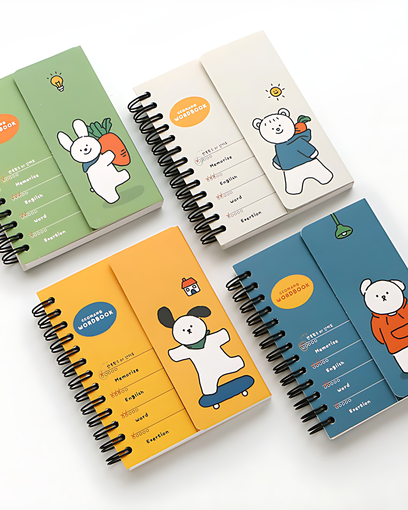 "meta_description": "Optimize study with PINKFOOT Ccomang's memorization notebook, featuring fun, random covers.",