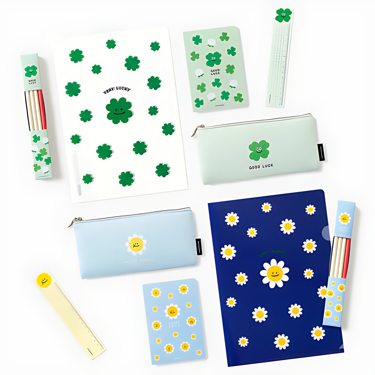 BOOKFRIENDS Smile Pencil Case Stationery Set - Bags & Wallets