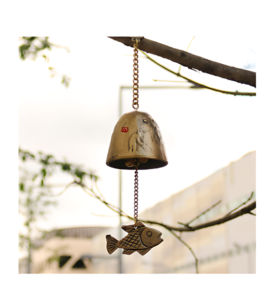 Wind Chime Bell - Rice Threshing - Home & Living