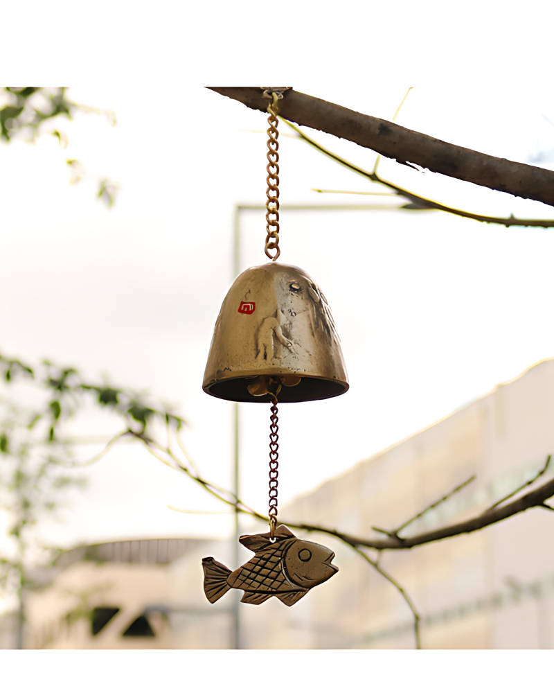 Wind Chime Bell - Rice Threshing - Home & Living