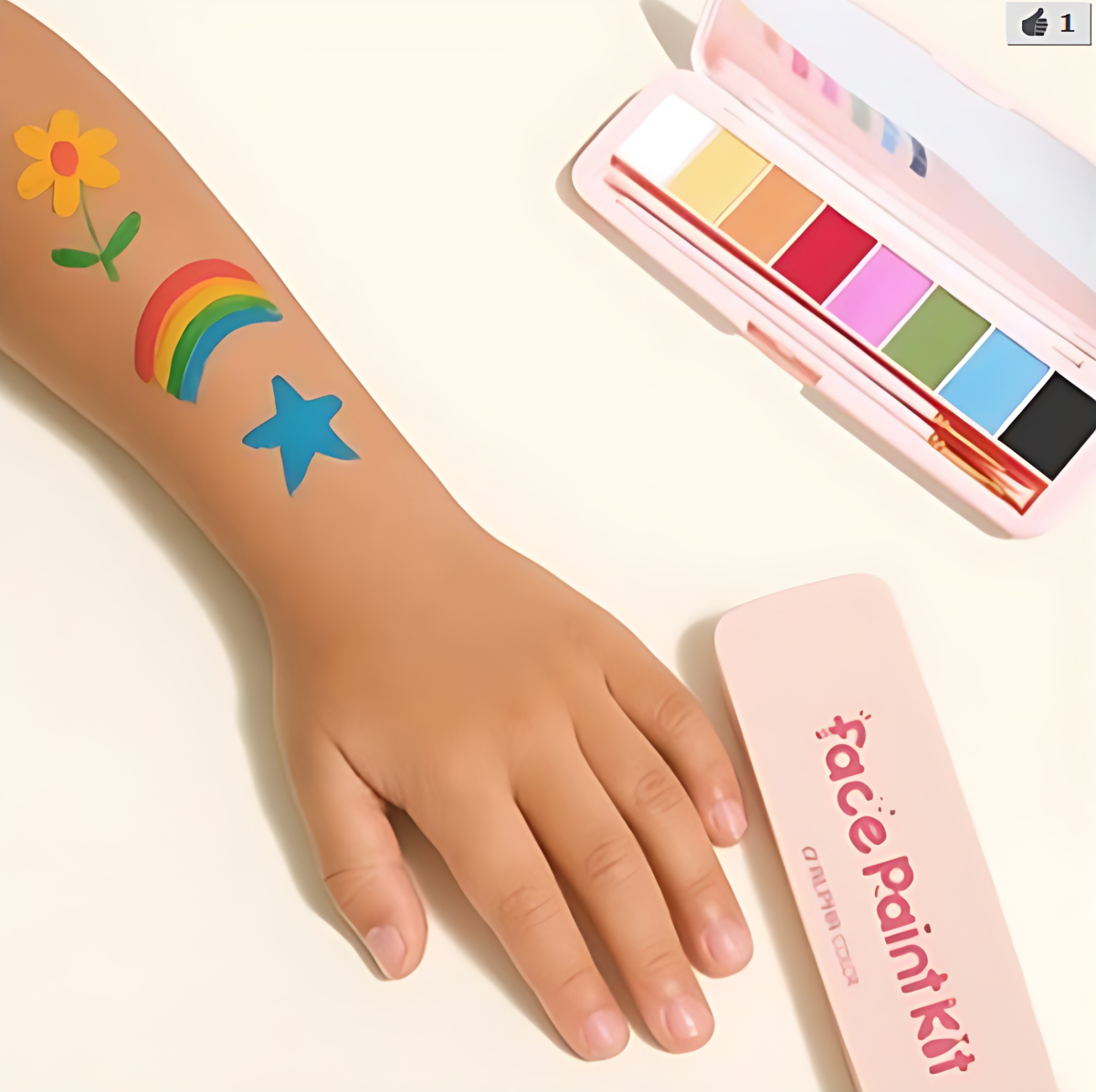 AMOS Face Painting Kit 8 Colors - Art Supplies - View 1