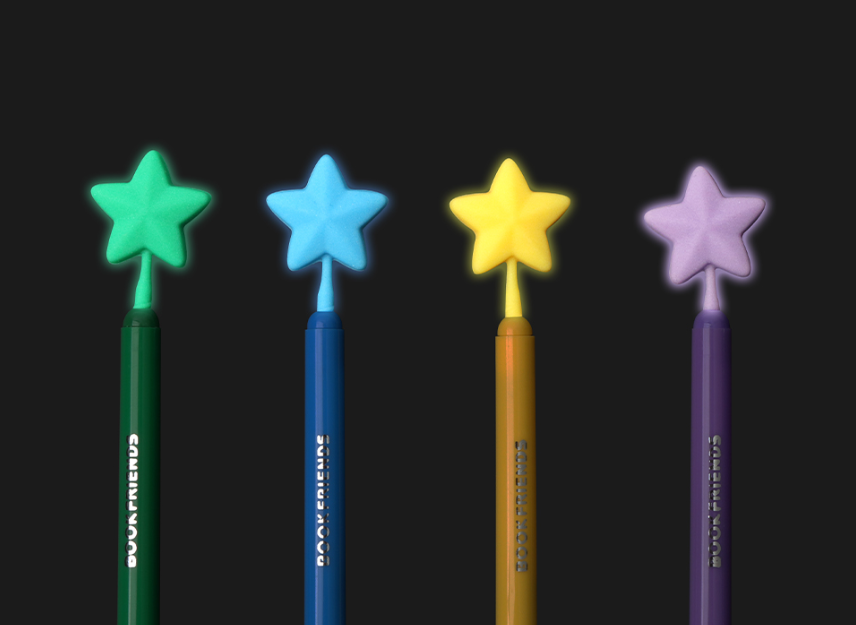 BOOKFRIENDS Star Dream Ball Pen - Office Supplies - View 1