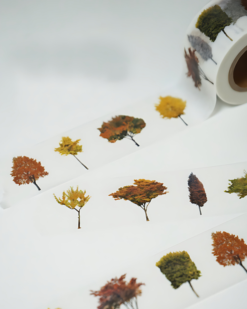 ZAGNE Fall Tree Masking Tape - Washi Tape
