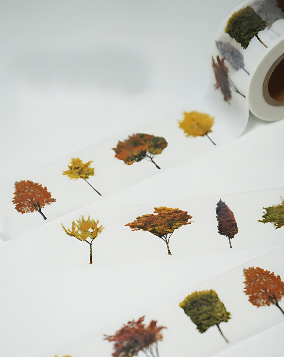 ZAGNE Fall Tree Masking Tape - Washi Tape