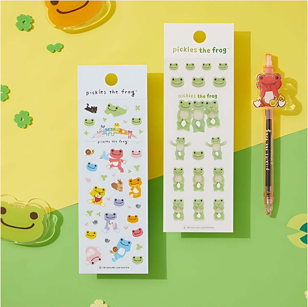 PICKLES THE FROG Seal Stickers - Office Supplies