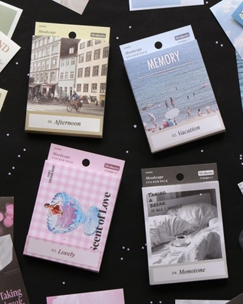 ICONIC Moodscape Sticker Pack - Office Supplies