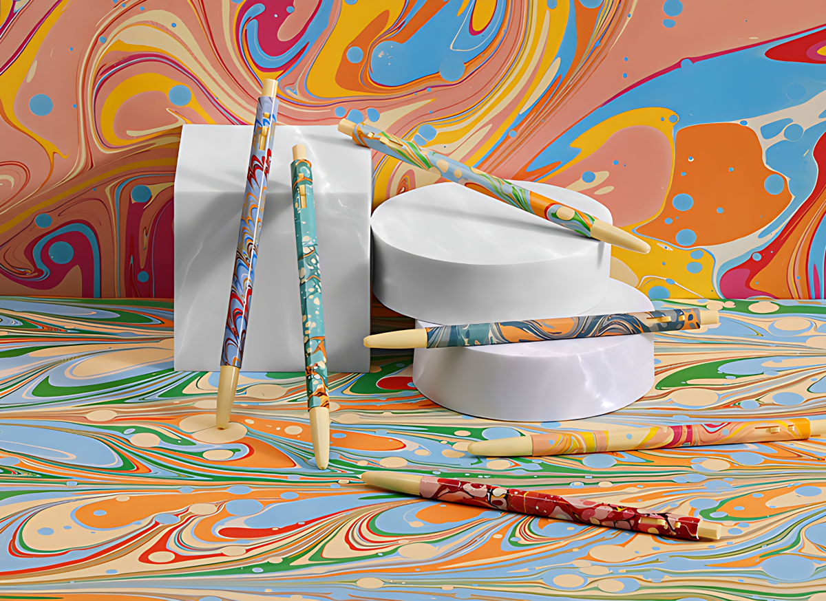 monami XMINCCO 153 Marbling Ballpoint Pen Set - Office Supplies