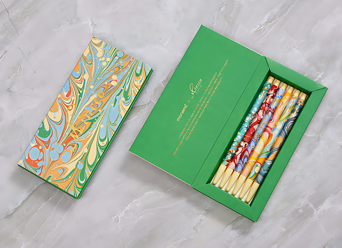 monami XMINCCO 153 Marbling Ballpoint Pen Set - Office Supplies - View 1