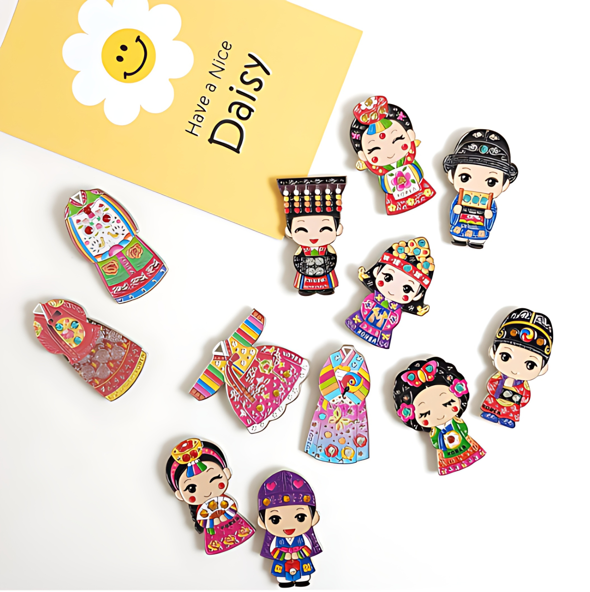 Traditional Cast Iron Fridge Magnet Set of 4