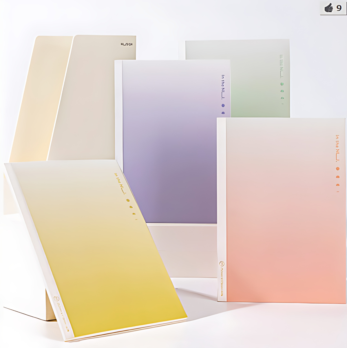 deLi Pastel Notebook B5 40 Sheets (Random Delivery) - Office Supplies
