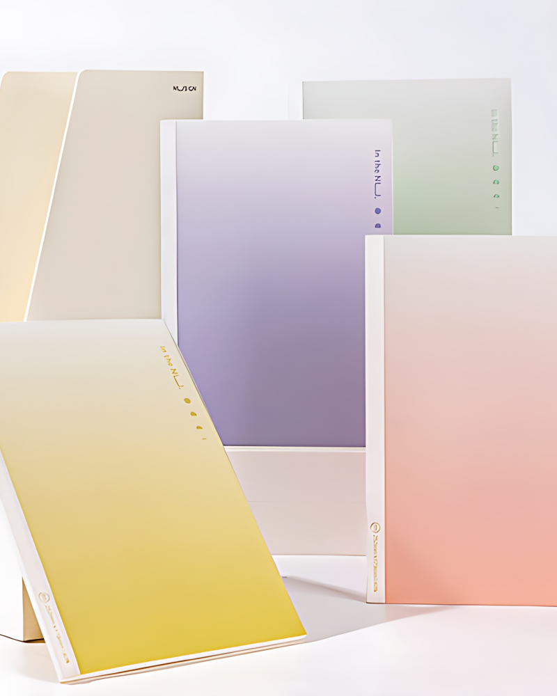 deLi Pastel Notebook B5 40 Sheets (Random Delivery) - Office Supplies