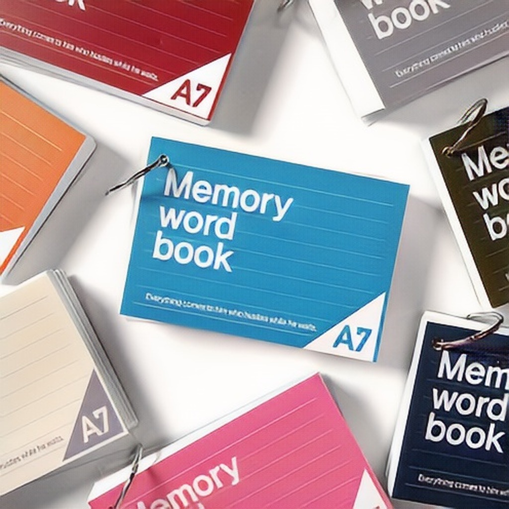 2YOUNGDNO A7 Memory Ring Word Book