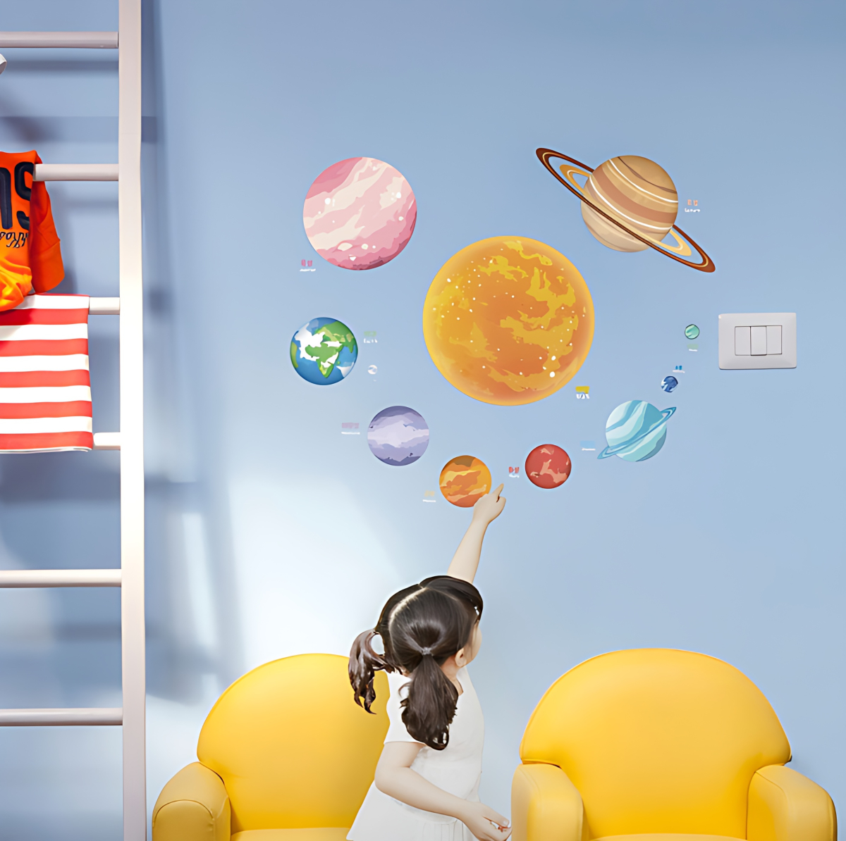 Alternative view of PINKFOOT Big Glow-in-the-dark Star Sticker