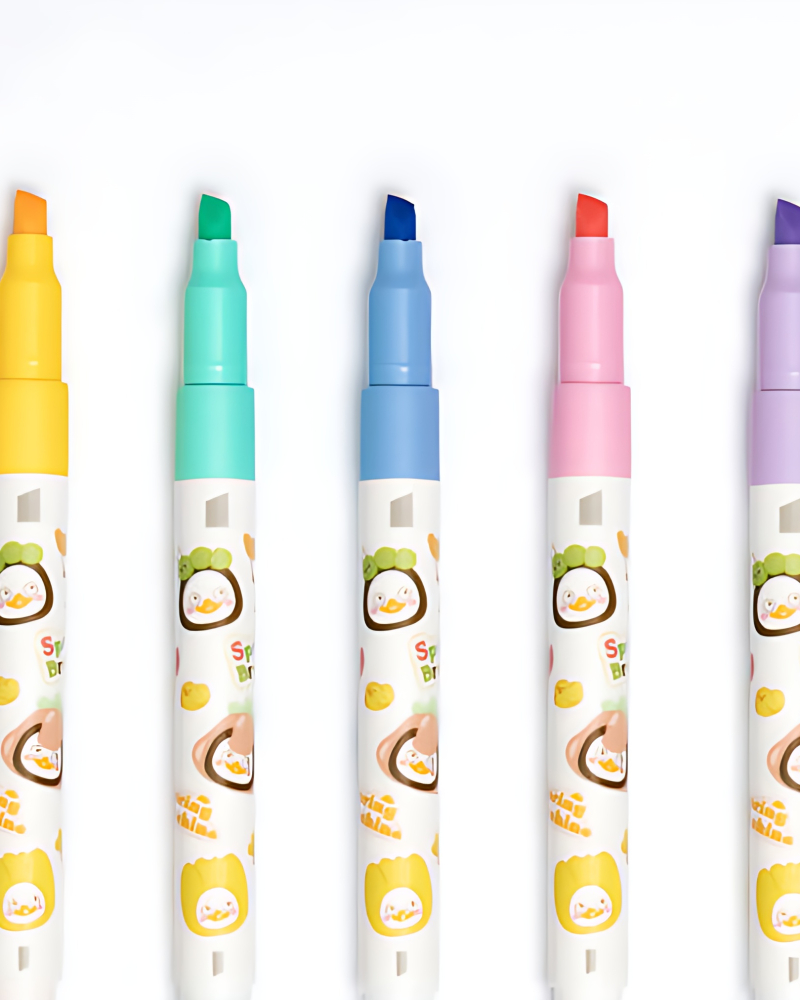 monami Pengsoo Twin Highlighter 4-Color Set - Office Supplies - View 1