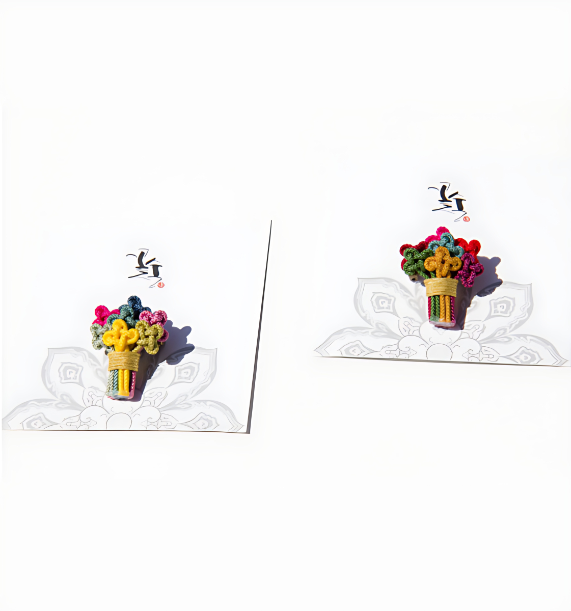 K-Heritage Korean Traditional Handkerchief Brooch