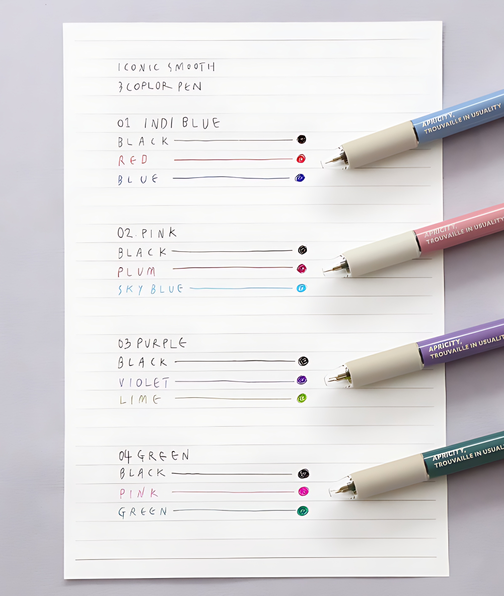 Alternative view of ICONIC Smoothing 3Color Ballpoint Pen 0.38