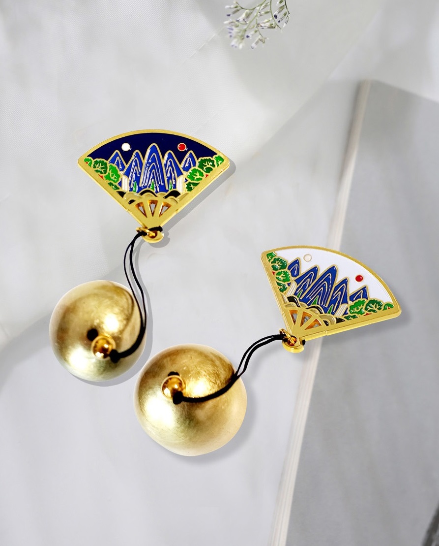 Korea Irworobongdo Fan-Shaped Doorbell - Home & Living