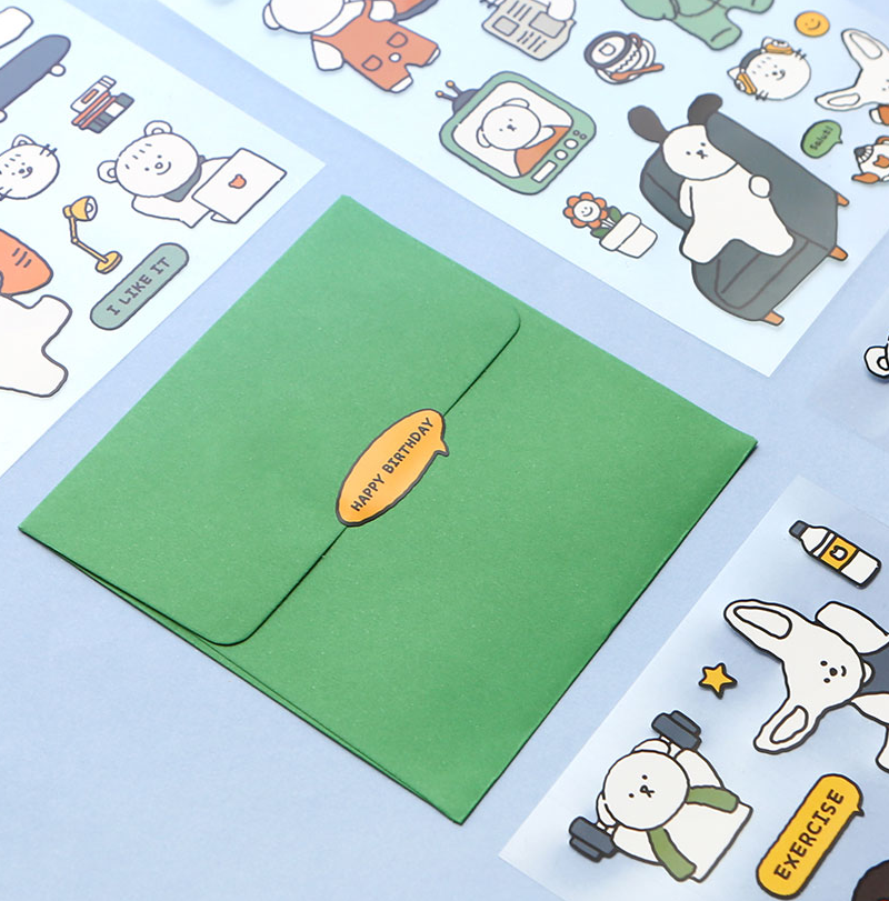 Alternative view of PINKFOOT Ccomang Stickers 4-Type Set