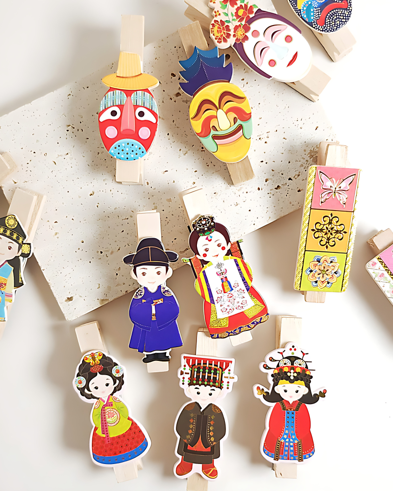 Korean Traditional Souvenir Magnets - Home & Living