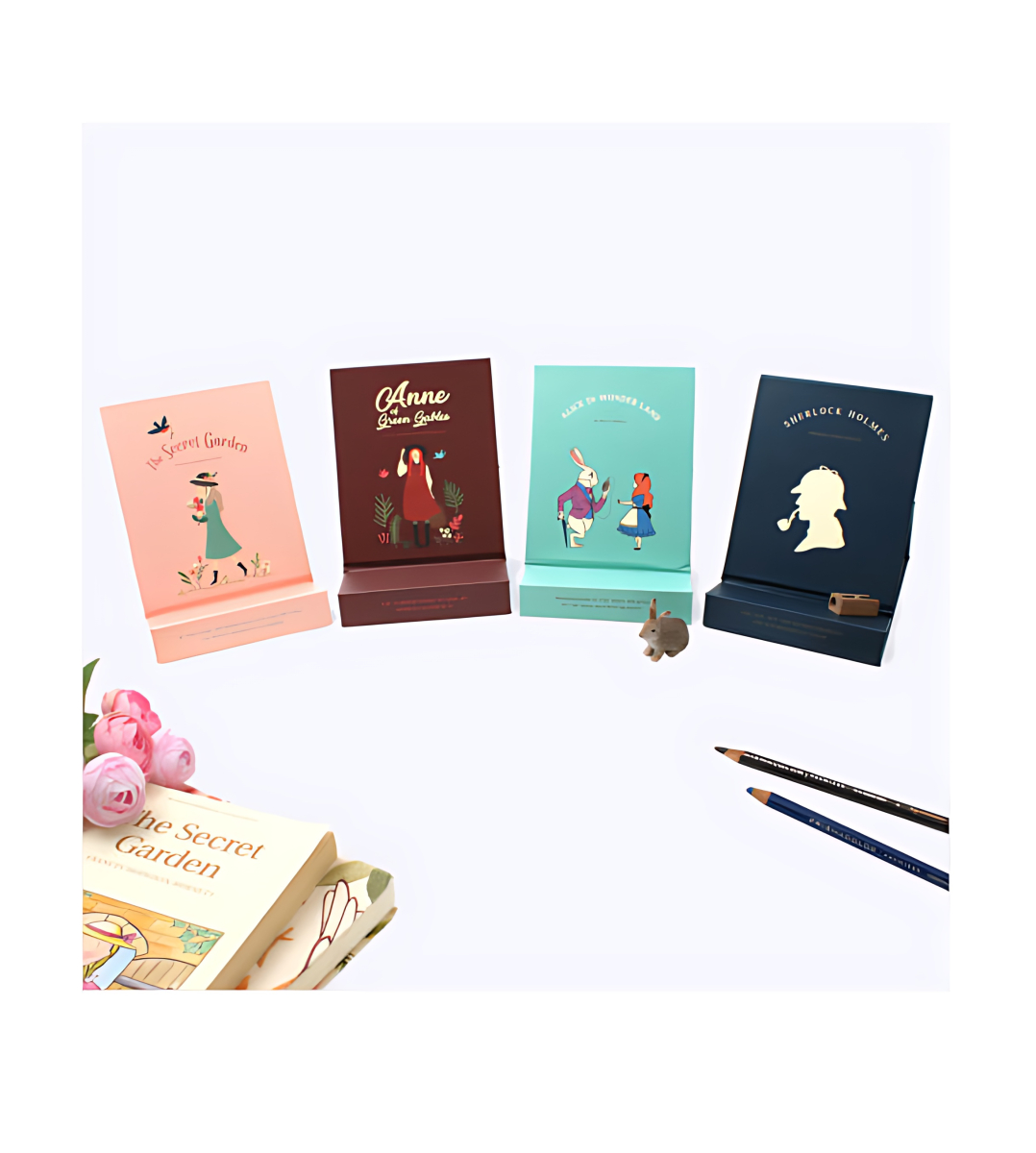 BOOKFRIENDS World Literature Magnet Smart Stand Phone Holder - Electronics & Accessories