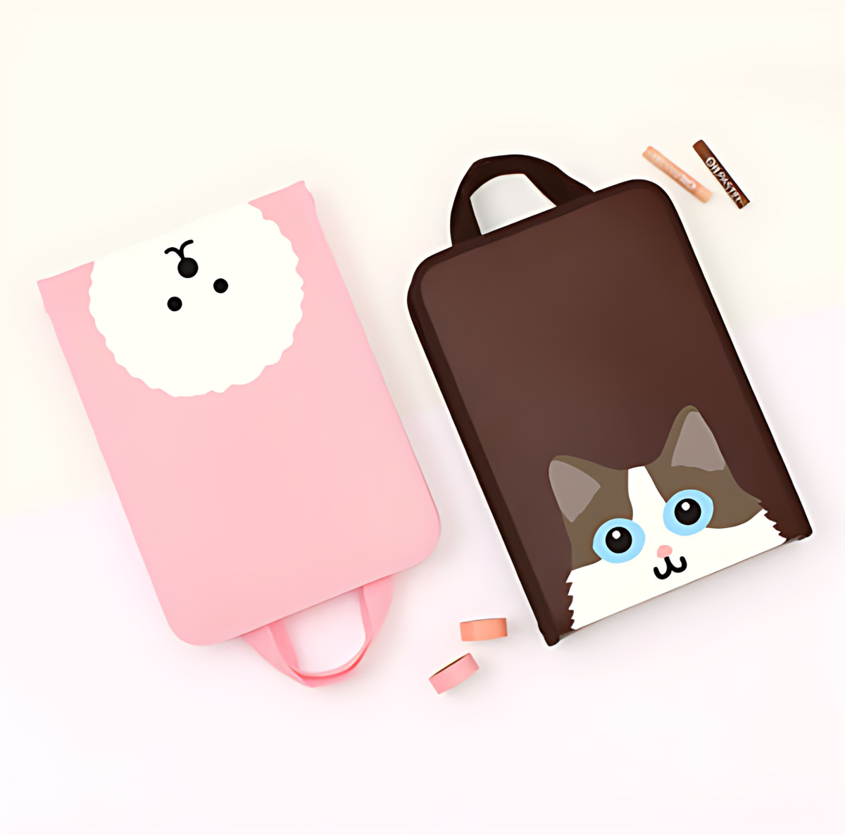 BOOKFRIENDS Reading Pet Zipper File Bag - Bags