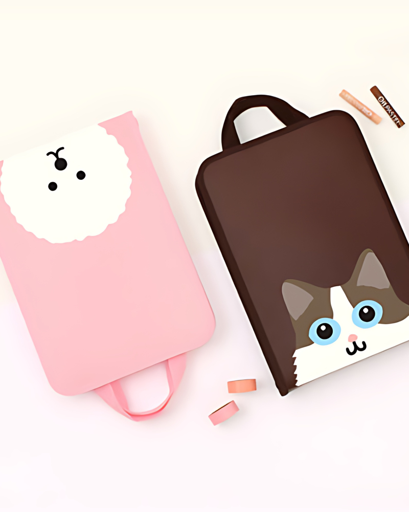 BOOKFRIENDS Reading Pet Zipper File Bag - Bags