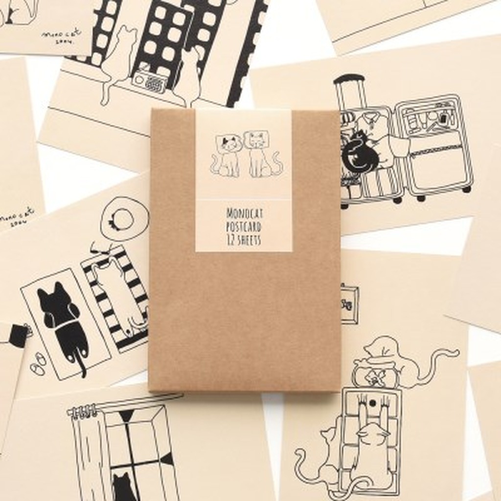 Monocat Postcard Set