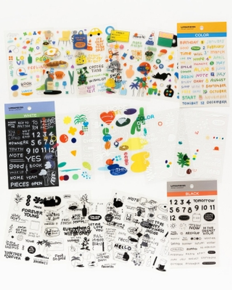 Life & Pieces Sticker Collection
