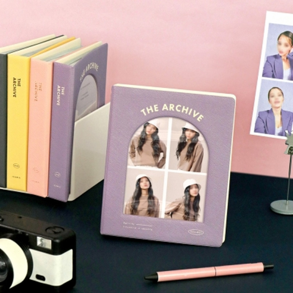 "meta_description": "Iconic Archive Self Photo Album: Snug 4x6 photo fit & updated lavender design. Perfect for preserving memories.",