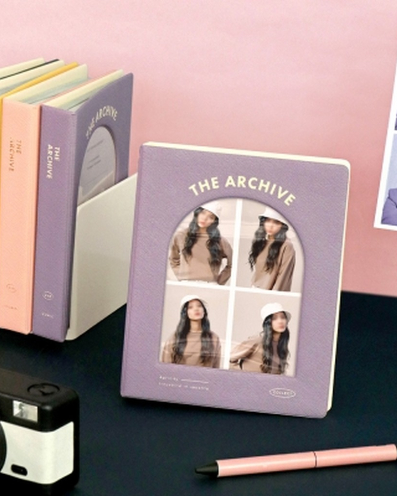 "meta_description": "Iconic Archive Self Photo Album: Snug 4x6 photo fit & updated lavender design. Perfect for preserving memories.",