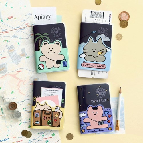 ICONIC Doodle Passport Case - Bags & Wallets