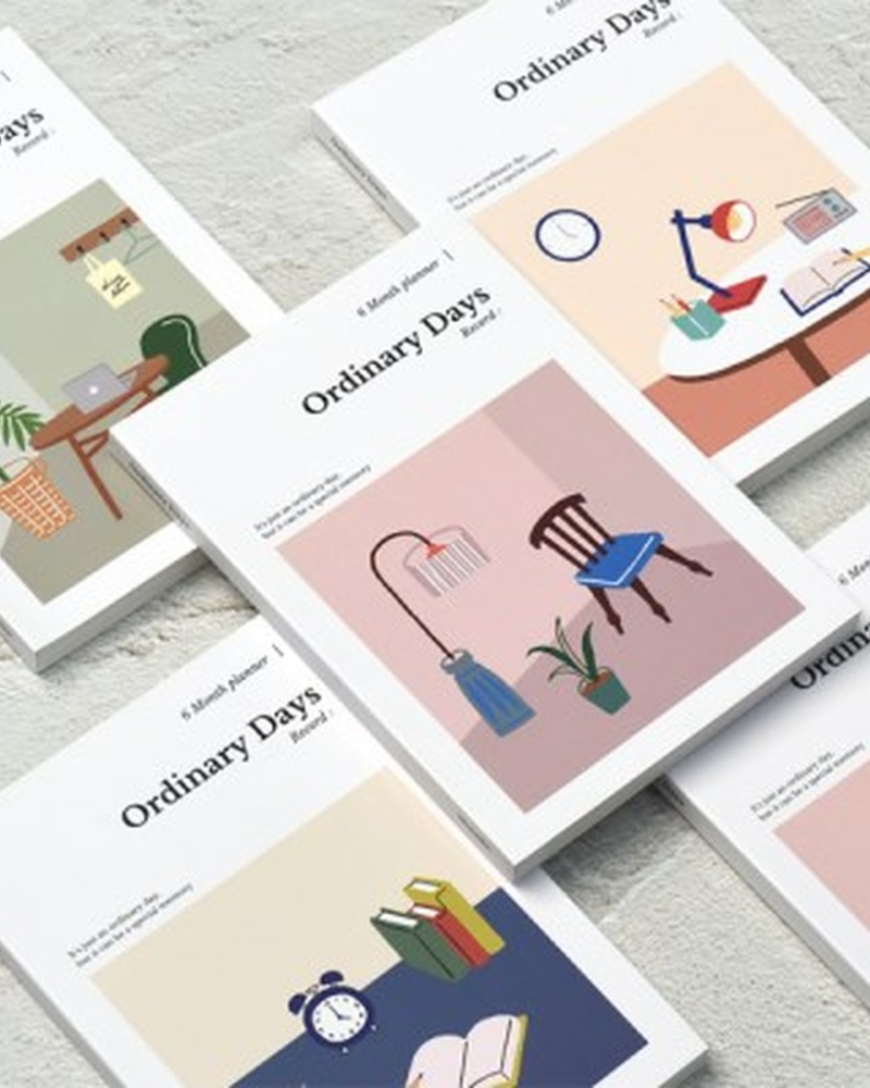 B6 Ordinary Days 6-Month Undated Planner - Office Supplies