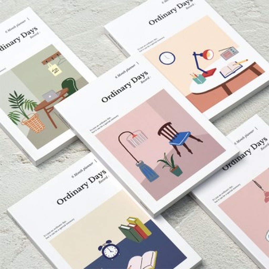 B6 Ordinary Days 6-Month Undated Planner - Office Supplies