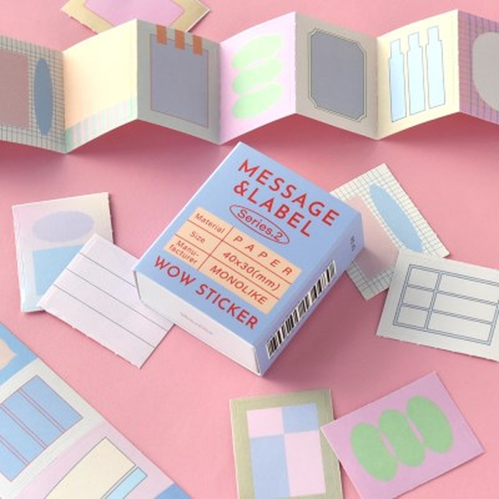 Message & Label Wow Sticker Series.2 - Office Supplies