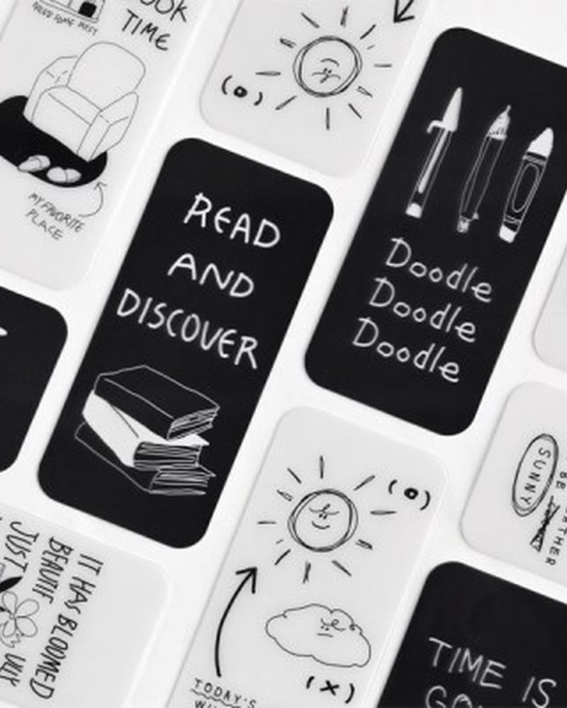 Little Doodle Acrylic Hard Bookmark Set - Bookmarks
