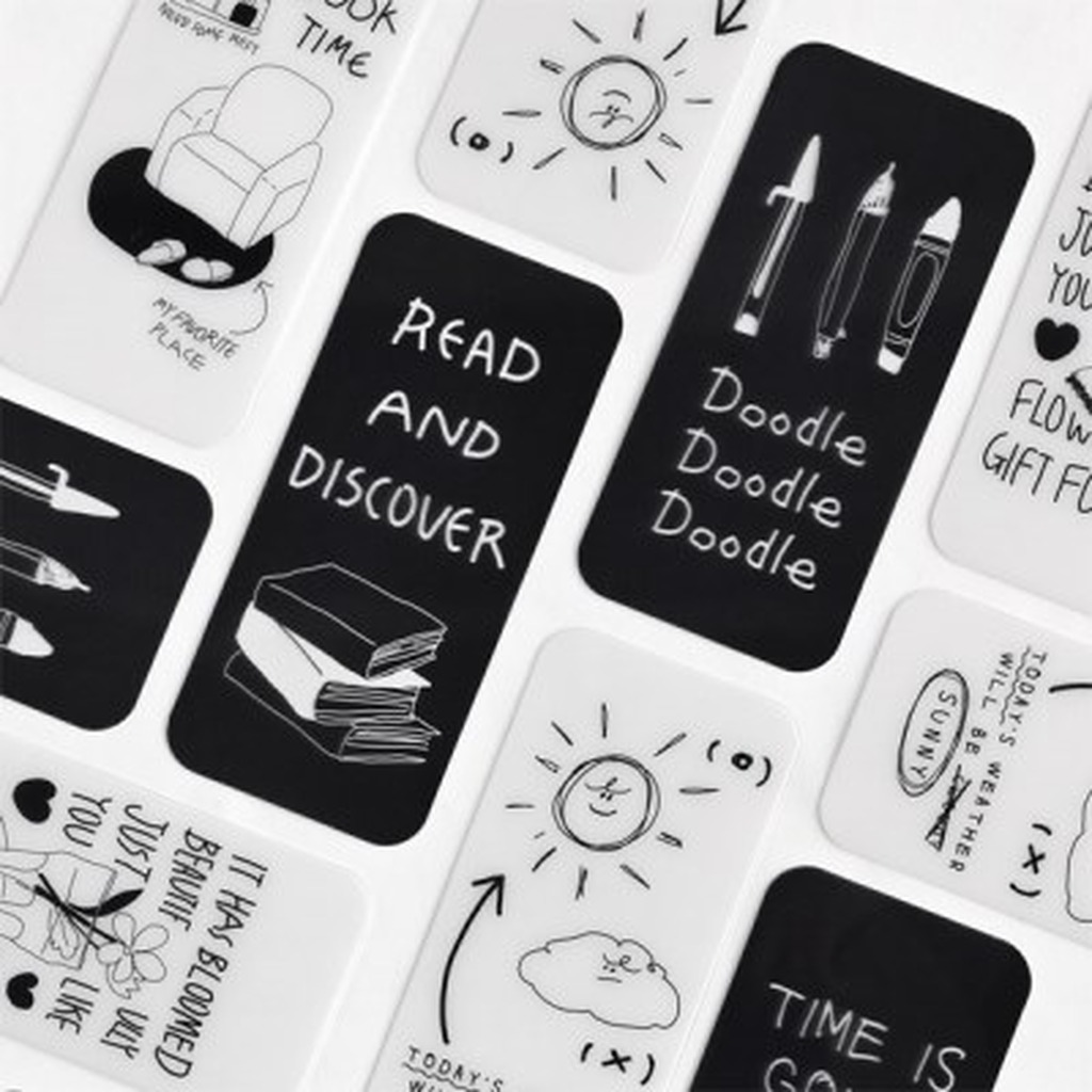 Little Doodle Acrylic Hard Bookmark Set - Bookmarks