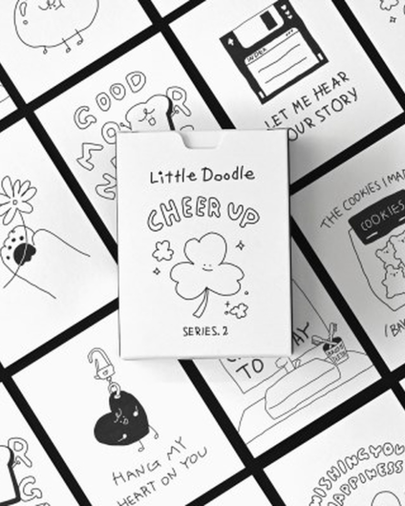 Little Doodle Cheer Up Message Cards Series 2 - Cards