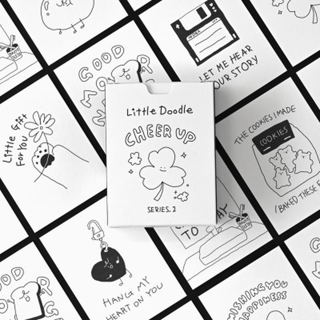 Little Doodle Cheer Up Message Cards Series 2 - Cards