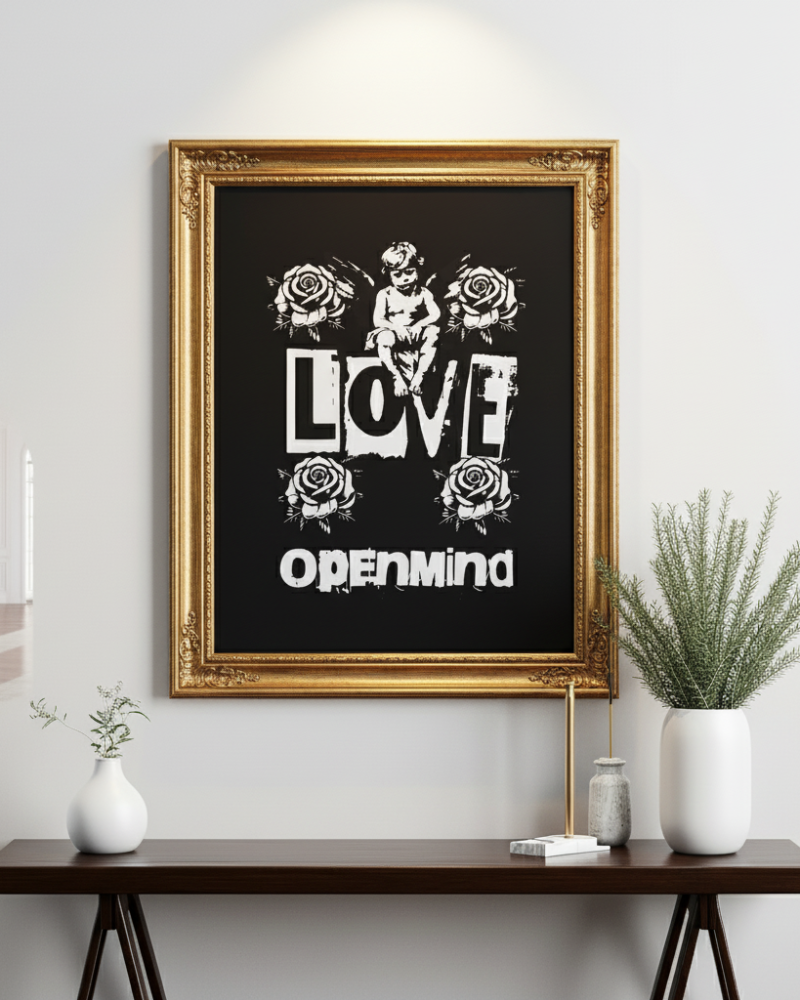 Alternative view of Open Mind Poster