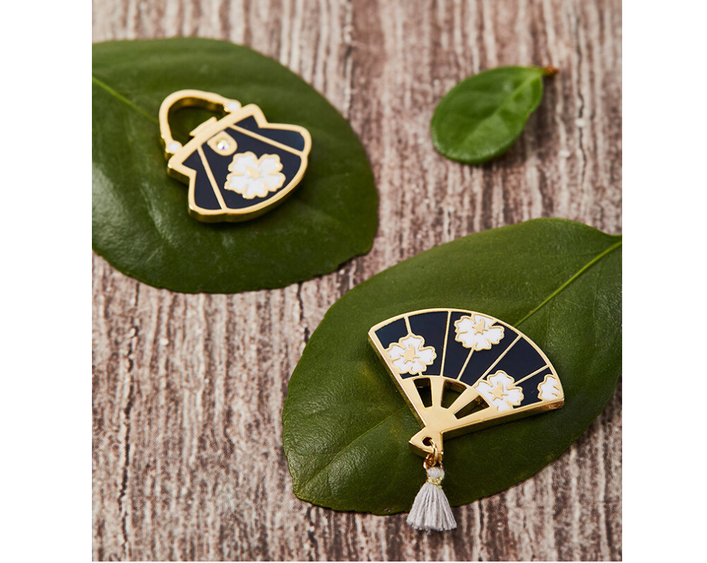 Alternative view of K-Heritage Hanbok Mugunghwa Magnet 5piece Set