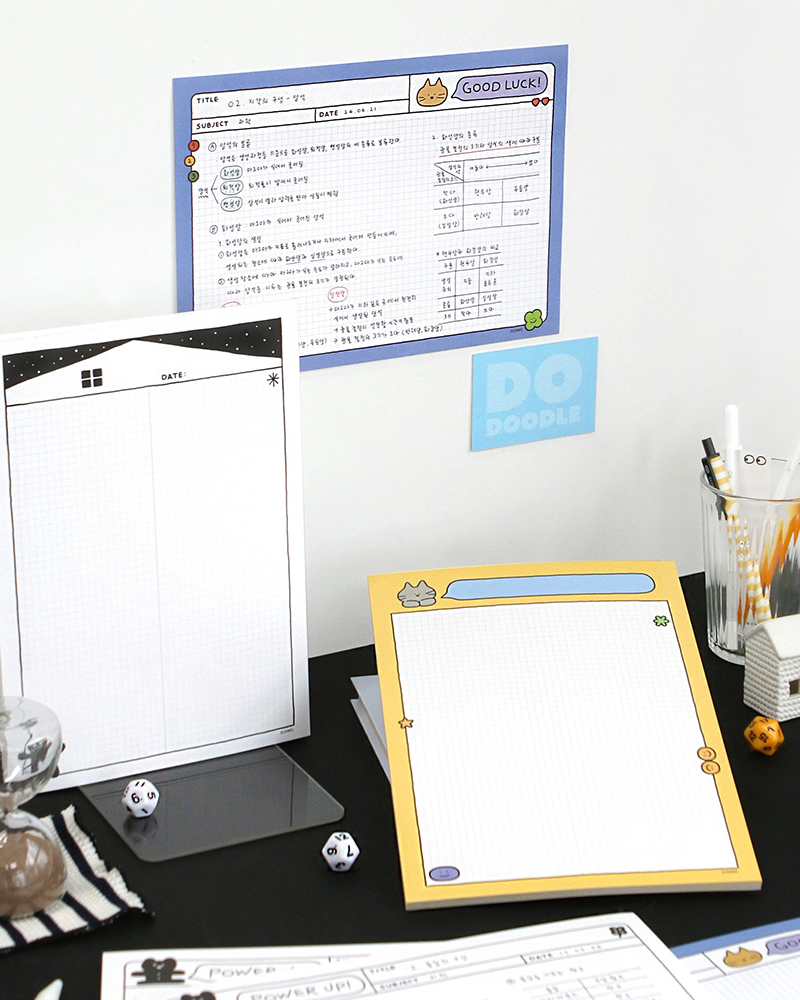 Alternative view of ICONIC B5 Doodle Notepad