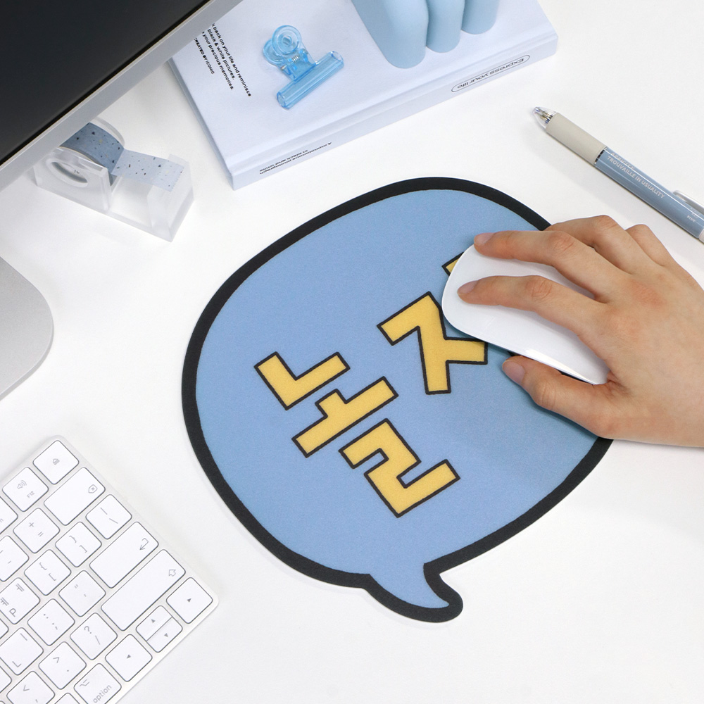 Alternative view of ICONIC Doodle Mouse Pad