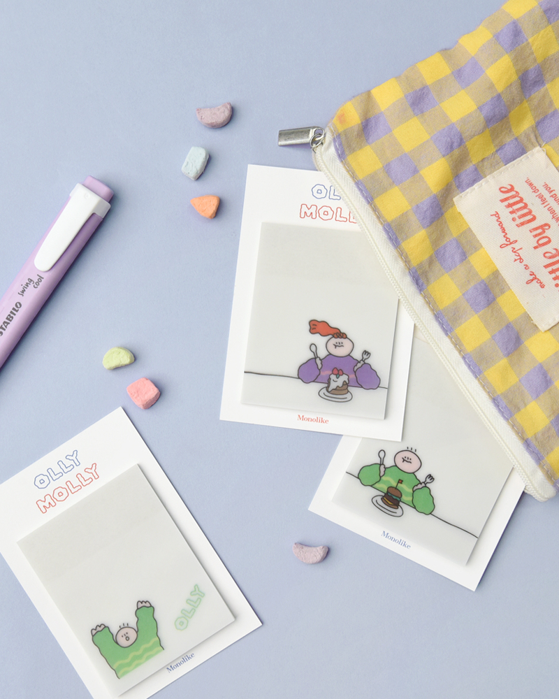 Alternative view of MONOLIKE Olly Molly Tracing Sticky Notes