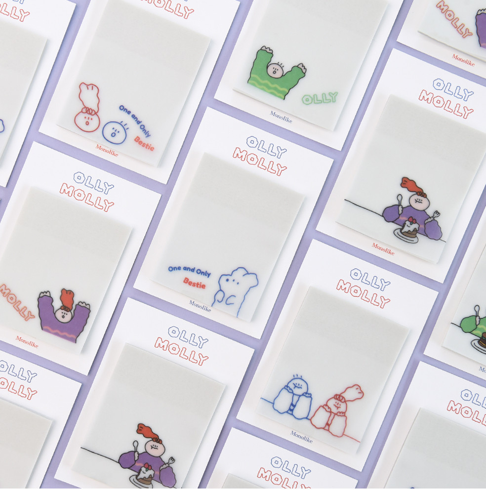 MONOLIKE Olly Molly Tracing Sticky Notes